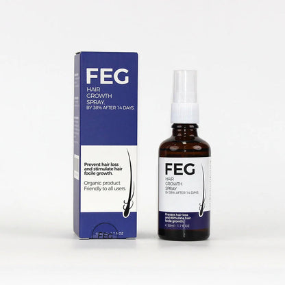 FEG Organic Hair Oil Spray – 38% Thicker Hair in 14 Days